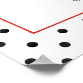 Ladybug Baby Dusche Willkommensschild Poster - gro (Ecke)