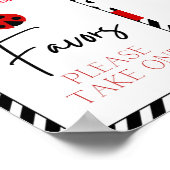 Ladybug Baby Duschzeichen Poster (Ecke)