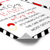 Ladybug Baby Duschzeichen Poster (Ecke)