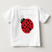 Ladybug Baby Individueller T - Shirt (Rückseite)