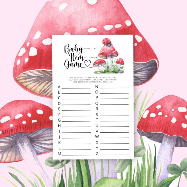 Ladybug - Baby Item Game. Baby Shower Game (Von Creator hochgeladen)