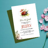 Ladybug Baby Shower Einladungen