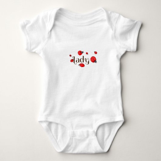 Ladybug Baby Strampler (Vorderseite)