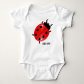 Ladybug Baby Strampler (Vorderseite)
