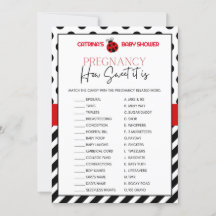 Ladybug Babydusche - bestellbarer Name, 12x18