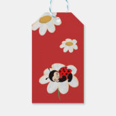 Ladybug Babydusche Geschenkanhänger (Rückseite)