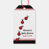Ladybug Babydusche Geschenkanhänger (Rückseite)