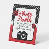Ladybug Babydusche oder Foto Booth Party Sockelschild (Vorderseite)