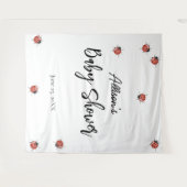 Ladybug Babydusche Wandteppich (Vorderseite (Horizontal))