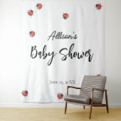 Ladybug Babydusche Wandteppich (Beispiel)
