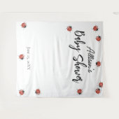 Ladybug Babydusche Wandteppich (Vorderseite (Horizontal))