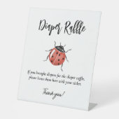 Ladybug Babydusche Windelwaschmaschine Sockelschild (Vorderseite)