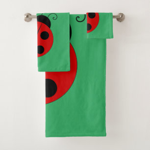 Ladybug Bath Handtuch Set