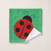 Ladybug Bath Handtuch Set (Waschlappen)