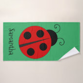 Ladybug Beach Handtuch Set Badehandtuch (Badehandtuch)