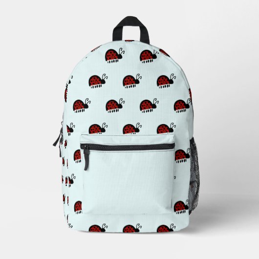 Ladybug Bedruckter Rucksack (Vorderseite)