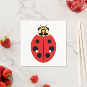 Ladybug Beetle Red Serviette (Beispiel)