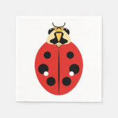 Ladybug Beetle Red Serviette (Vorderseite)