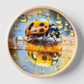 Ladybug bei Regen Uhr (Vorderseite)