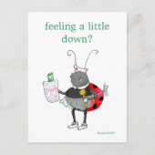 Ladybug bekommt gute Postkarte (Vorderseite)