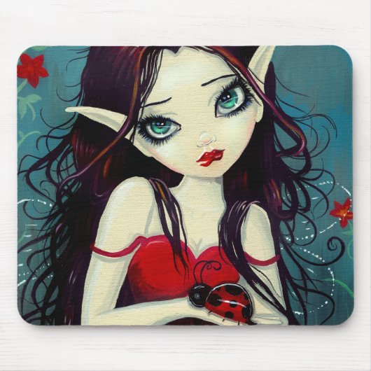 Ladybug Big-Eye Fairy Art Mousepad (Vorne)