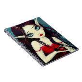 Ladybug Big-Eye Fairy Art Notizblock (Rechte Seite)