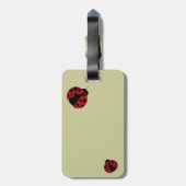 Ladybug-Bild Gepäckanhänger (Rückseite vertikal)