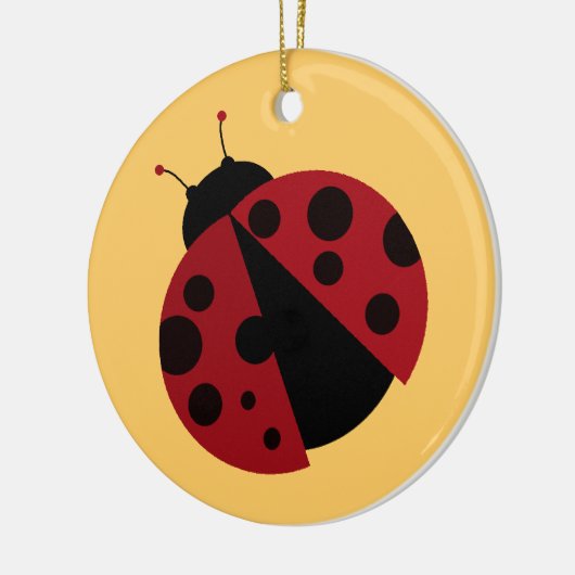Ladybug-Bild Keramikornament (Links)