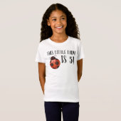 Ladybug Birthday Girl Shirt (Vorne ganz)