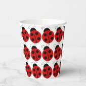 Ladybug Birthday Pappbecher (Links)