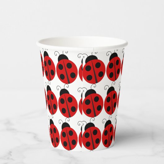 Ladybug Birthday Pappbecher (Rechts)