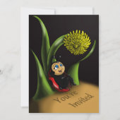 Ladybug Birthday Party Einladung (Vorderseite)