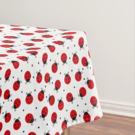 Ladybug Birthday Party Fabric Tablecloth Tischdecke