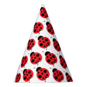 Ladybug Birthday Party Hats Partyhütchen (Vorderseite)