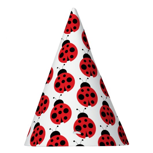 Ladybug Birthday Party Hats Partyhütchen (Rechts)