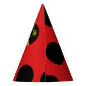 Ladybug Birthday Partyhütchen (Rückseite)