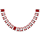 Ladybug Birthday Wimpelkette (Alle)