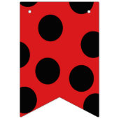Ladybug Birthday Wimpelkette (Erste Fahne)