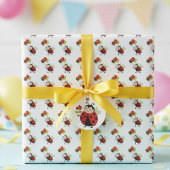 Ladybug Birthday Wrapping Paper Geschenkpapier