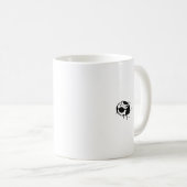 Ladybug Black and White Mini lächelnd - Kaffeetasse (VorderseiteRechts)