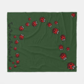 Ladybug Blanket Ladybug Custom Ladybird Blankets Fleecedecke (Vorderseite (Horizontal))
