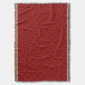 Ladybug Blanket Ladybug / Ladybird Throw Blankes Decke (Vorderseite Vertikal)