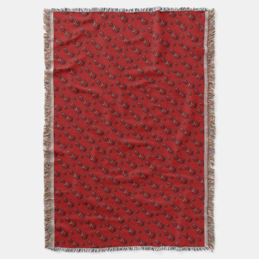 Ladybug Blanket Ladybug / Ladybird Throw Blankes Decke (Vorderseite Vertikal)