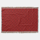 Ladybug Blanket Ladybug / Ladybird Throw Blankes Decke (Vorderseite)