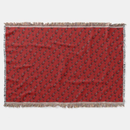Ladybug Blanket Ladybug / Ladybird Throw Blankes Decke (Vorderseite)