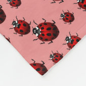 Ladybug Blanket Niedlich Ladybird Fleece Blanket (Ecke)