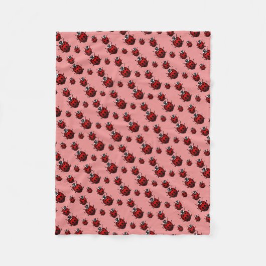 Ladybug Blanket Niedlich Ladybird Fleece Blanket (Vorderseite)