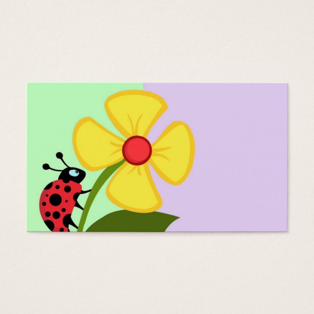 Ladybug-Blume (Vorderseite)