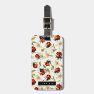 Ladybug Blume Gepäckmarke Gepäckanhänger