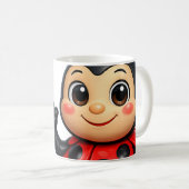 Ladybug Blush Series Kaffeetasse (VorderseiteRechts)